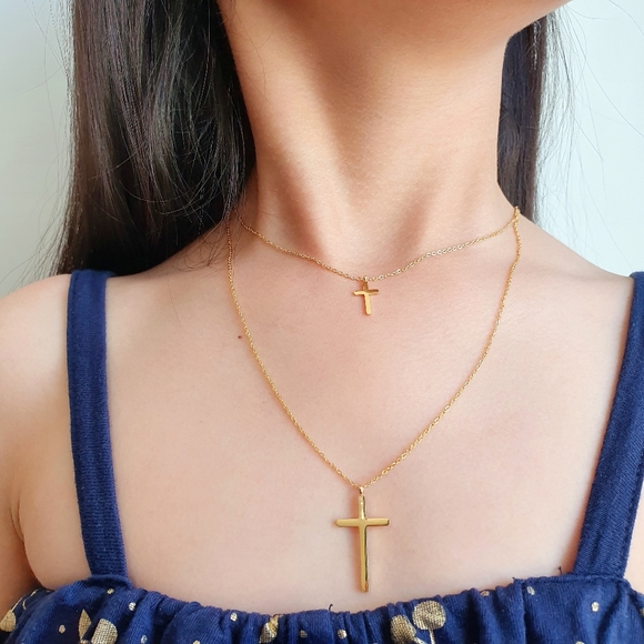 Water Resistant 18ct Gold Plated Double 